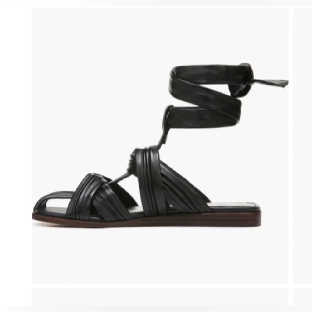 Imogene Ankle Tie Sandal SAM EDELMAN    Note: there is a little cut see last pic